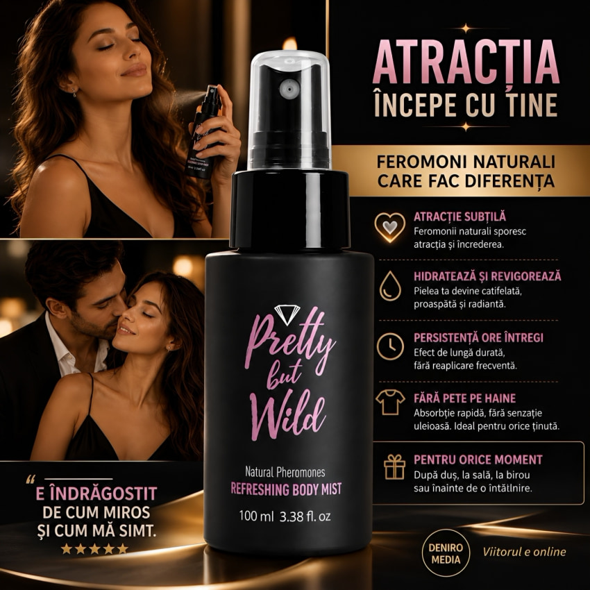 Secret Play Body Mist 100 ml, Feromoni și Hidratare