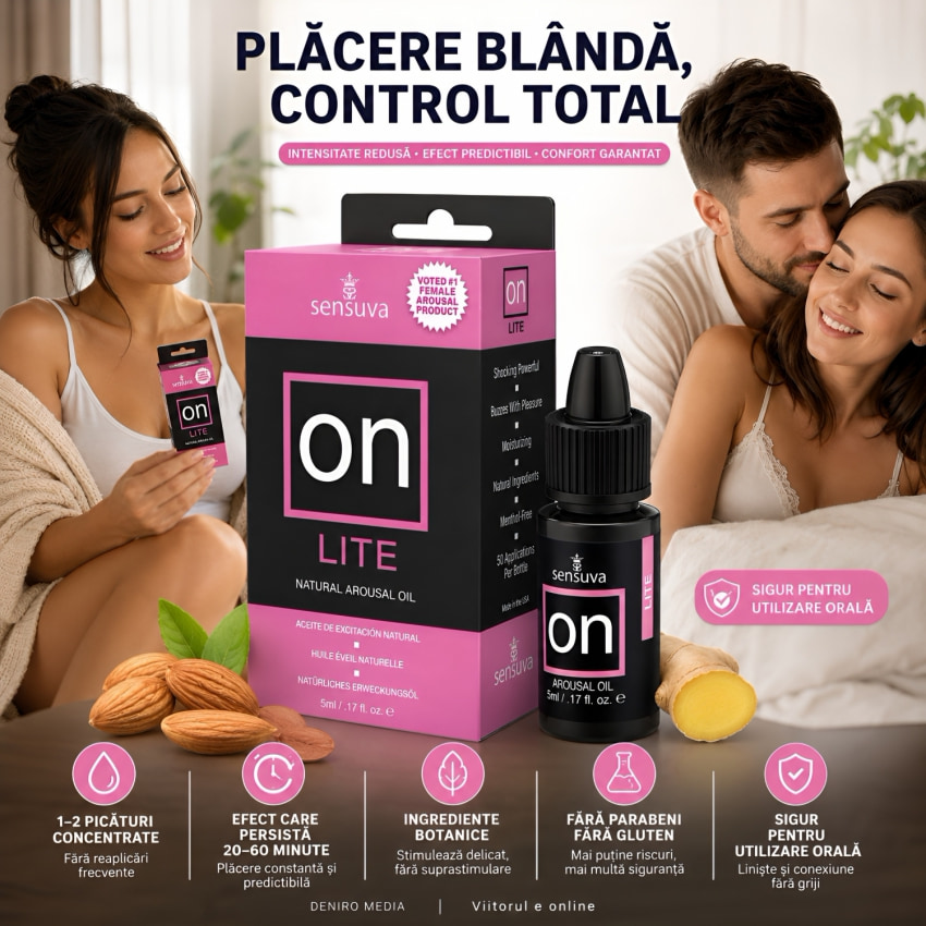 Sensuva On Lite 5 ml — Ulei Stimulant Gingaș 20–60 Min