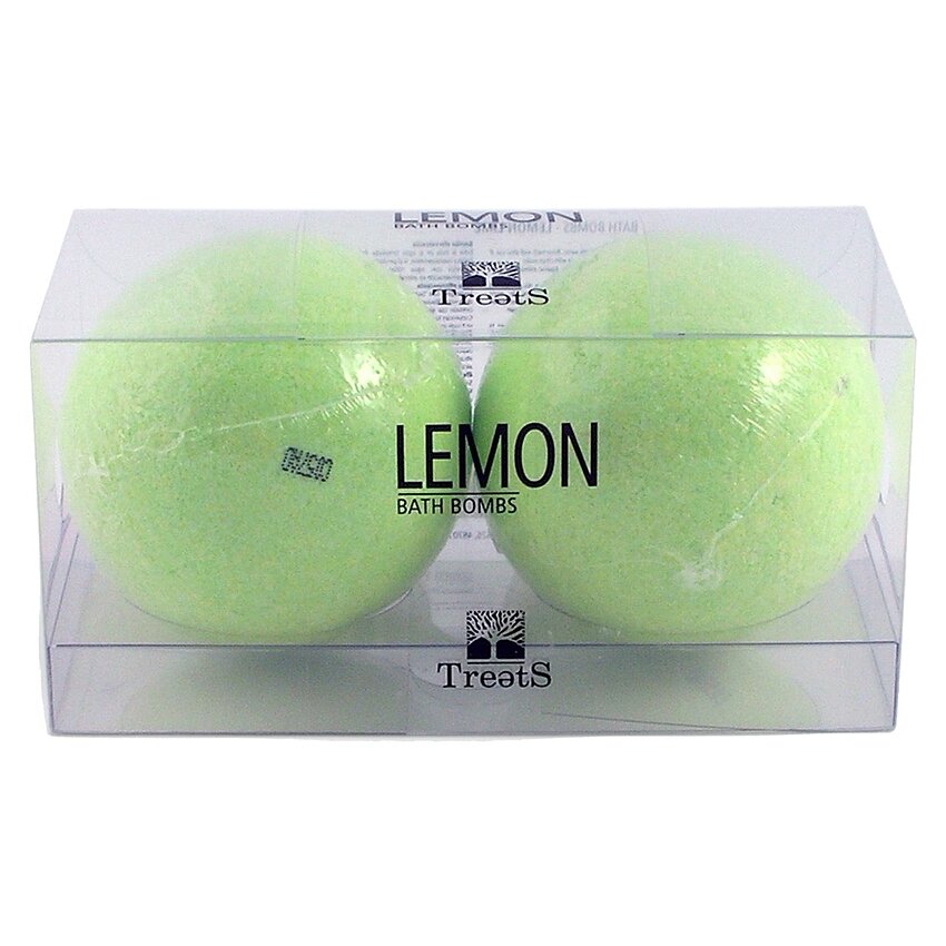 Set 2 bile efervescente baie, cu lămâie verde, Treets, 360 gr