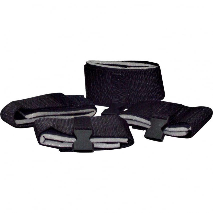 Set 4 Cătușe Bed Shackles Bad Kitty Negru