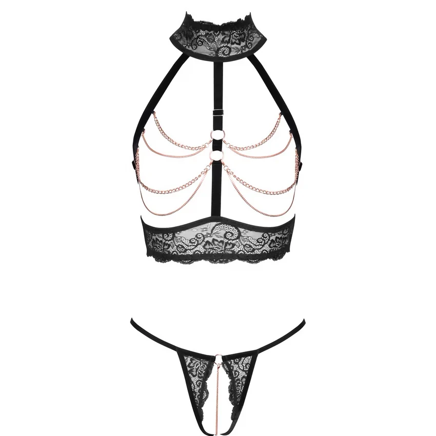 Set Abierta Fina Amethyst Negru S