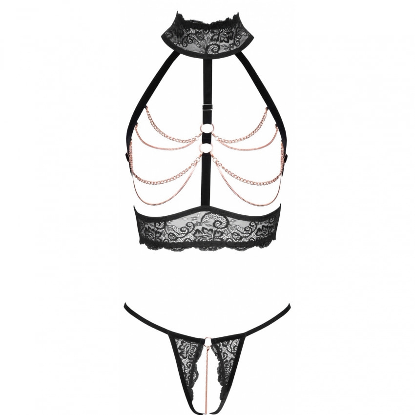Set Abierta Fina Amethyst Negru L