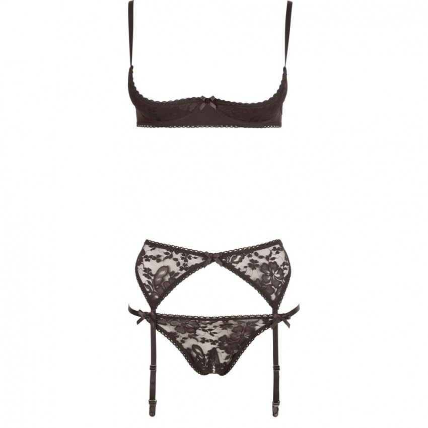 Set Cottelli Collection Aaliyah Negru S