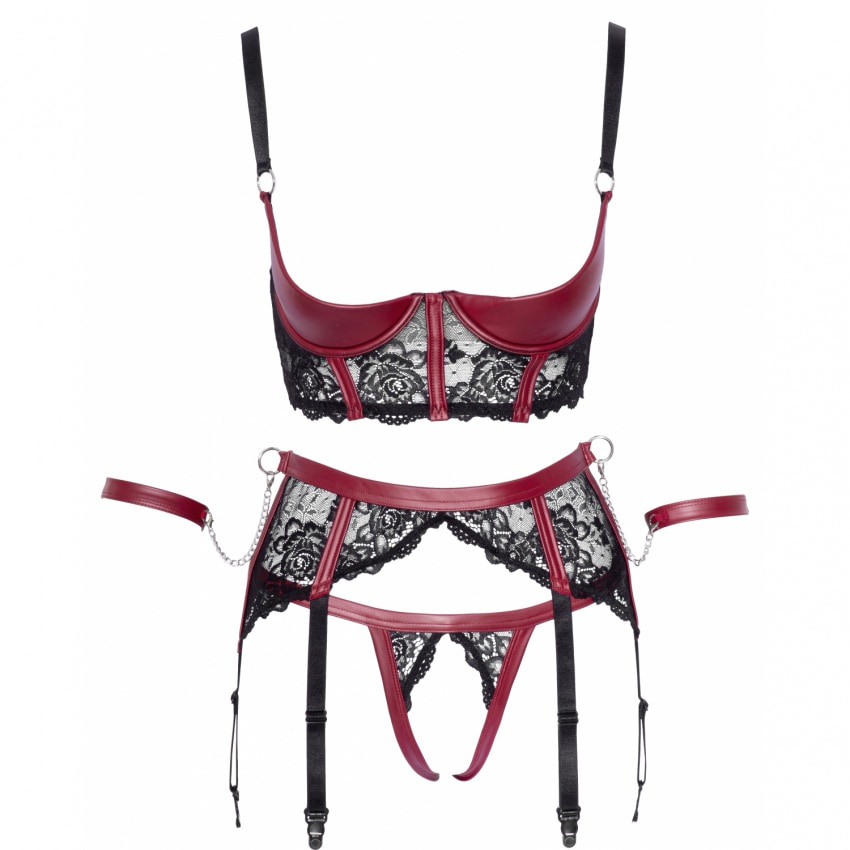 Set Cottelli Collection Annie Roșu M