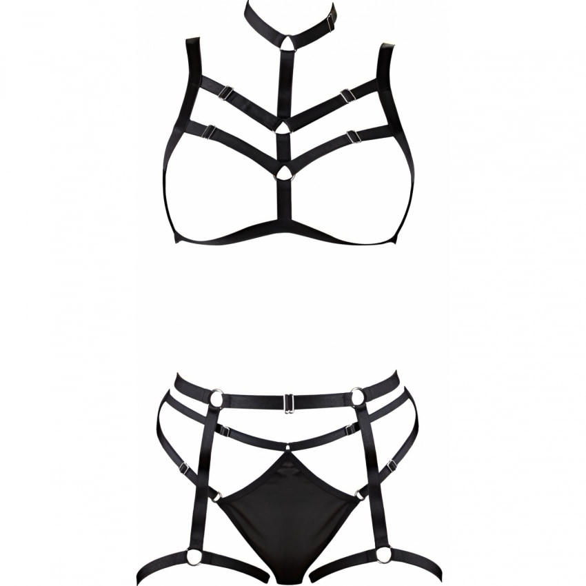 Set Cottelli Collection Irene Negru S-L