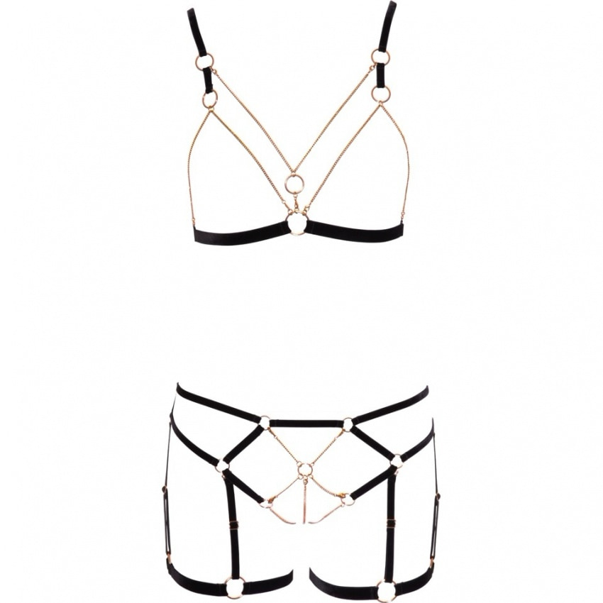 Set Cottelli Collection Jayleen Negru M