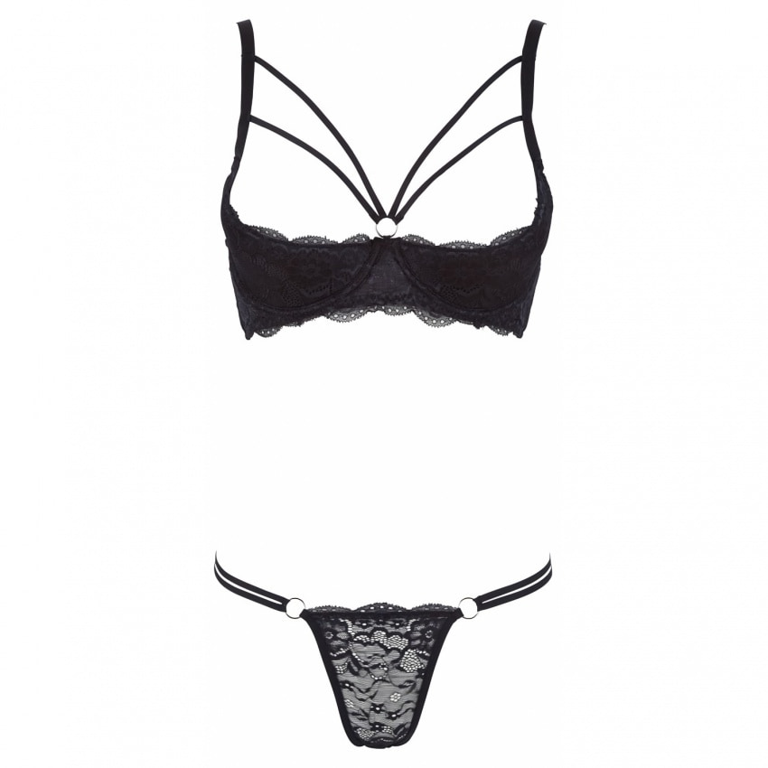 Set Cottelli Collection Kinsley Negru S