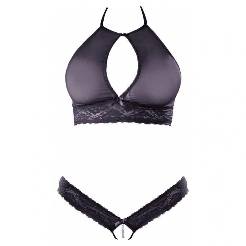 Set Cottelli Collection Maryam Negru L-XL