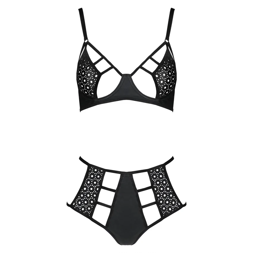 Set Din Piele Passion Tamaris Negru L-XL