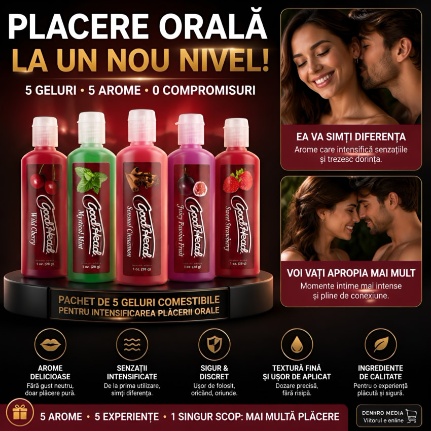 Set Geluri Pentru Sex Oral De Calitate 5 buc