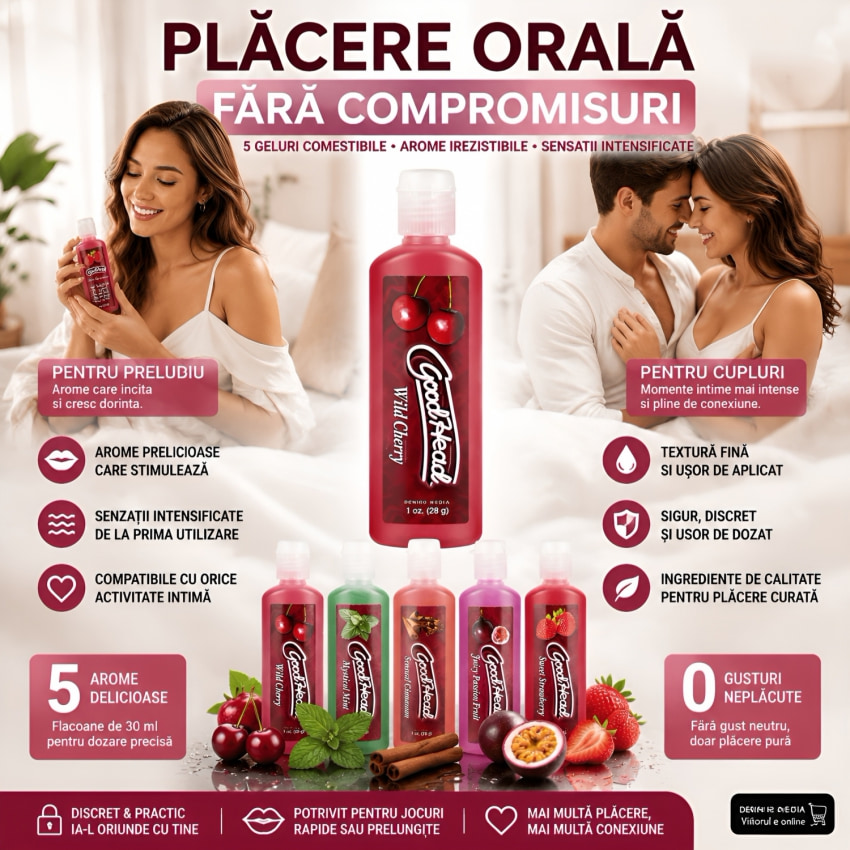 Set Geluri Pentru Sex Oral De Caracteristică 5 buc