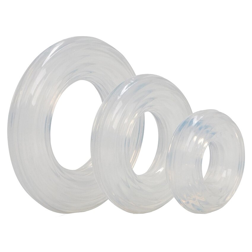 Set Inele Penis Premium Silicon Transparent