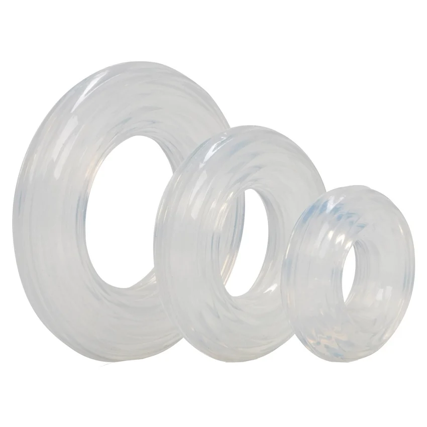 Set Inele Penis Premium Silicon Transparent