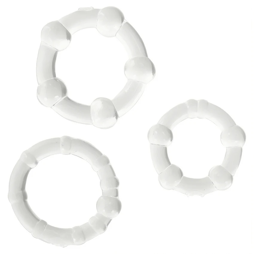 Set Inele Penis Stay Hard Transparent