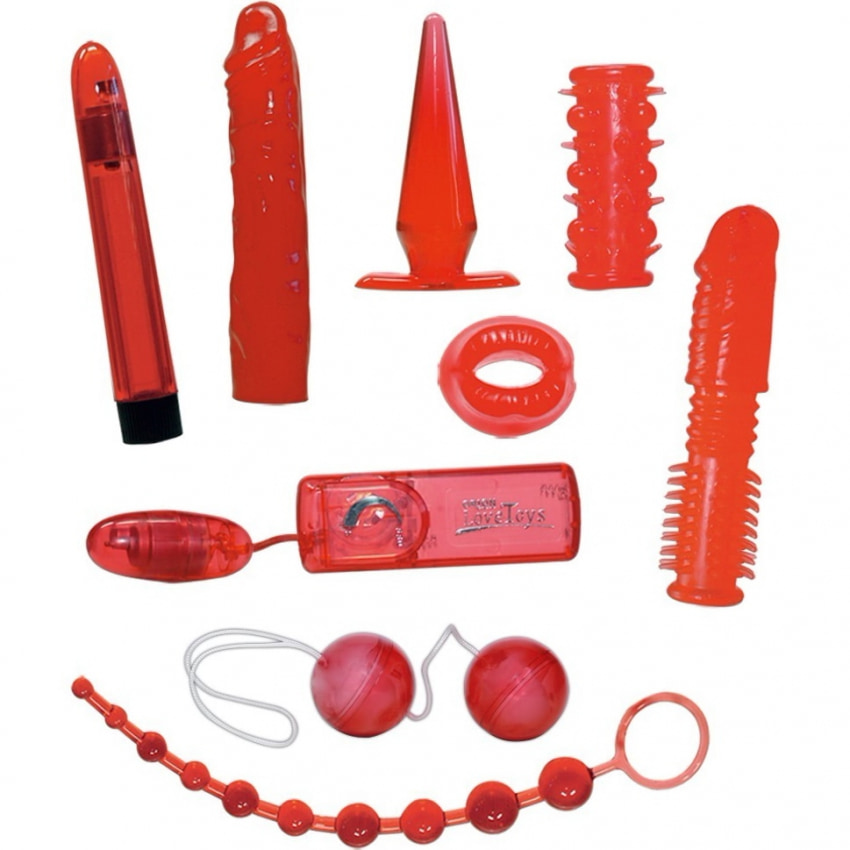 Set Jucării Erotice Red Roses Roșu