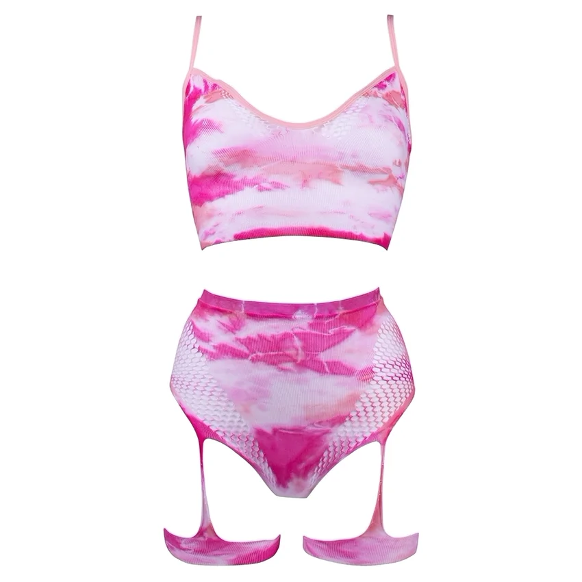 Set Le Desir Tie Dye Set Roz S-L