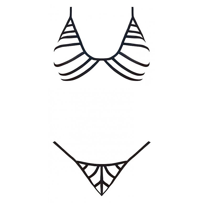 Set Magic Silk Camille Negru S-M