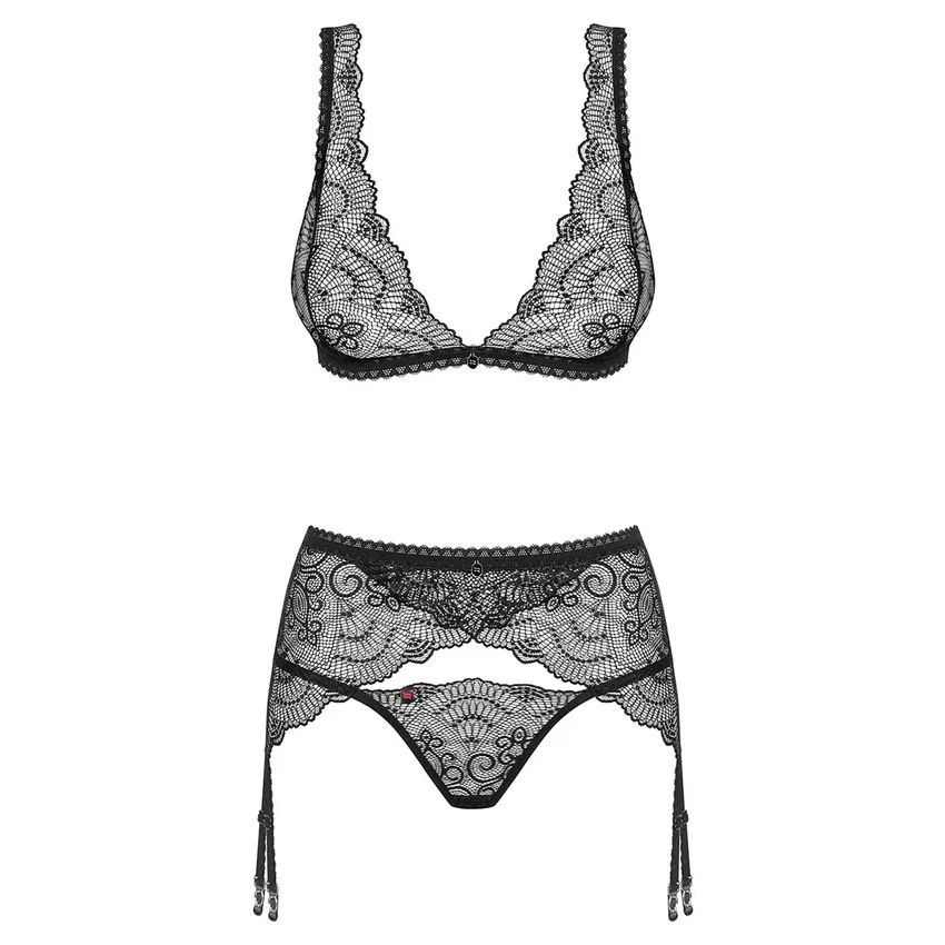 Set Negru Obsessive Firella S-M
