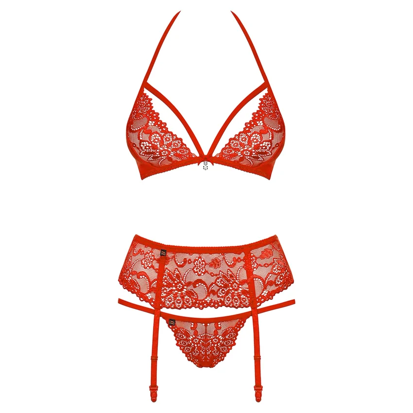 Set Obsessive 838-SEG Roșu S-M