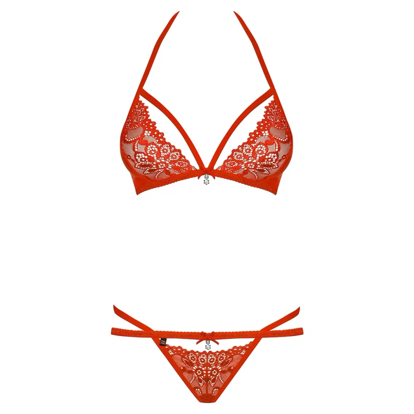 Set Obsessive 838-SET Roșu S-M