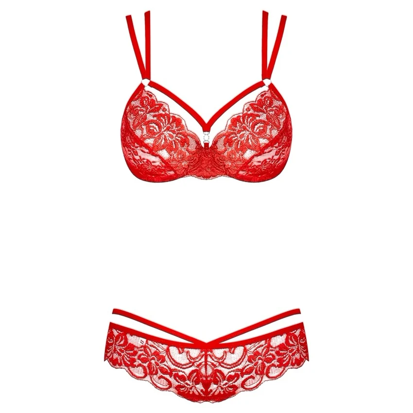 Set Obsessive 860-SET Roșu S-M
