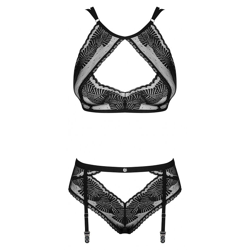 Set Obsessive Allastia Negru S-M