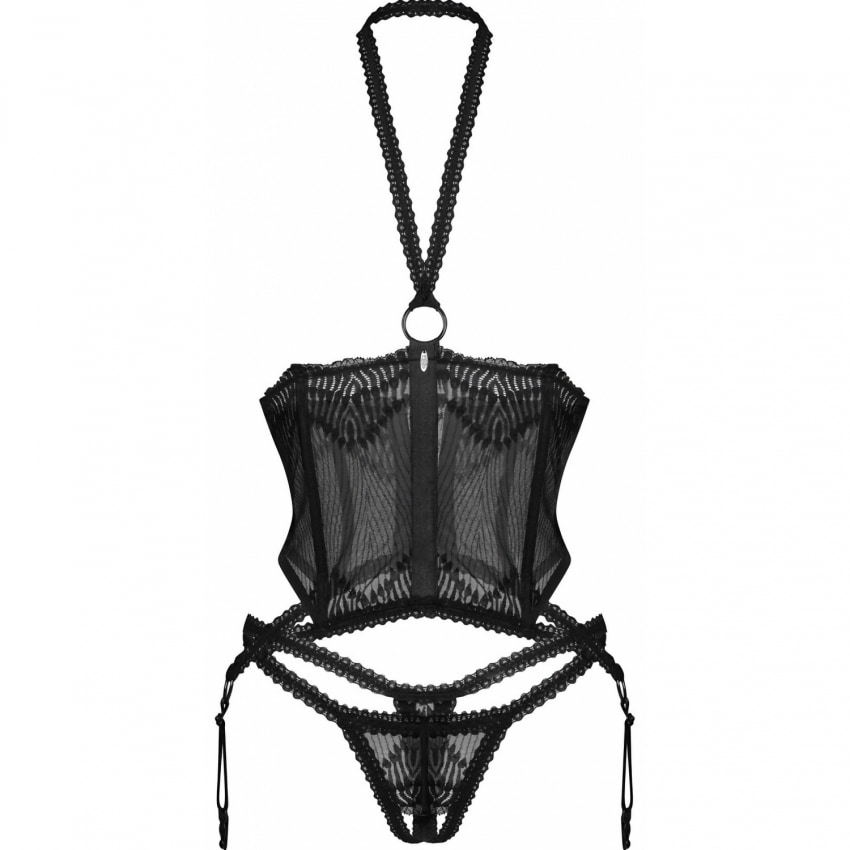 Set Obsessive Alliane Negru S-M