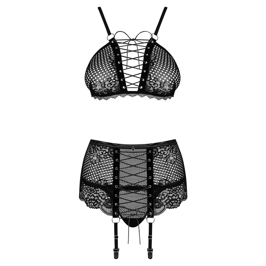 Set Obsessive Basitta Negru S-M