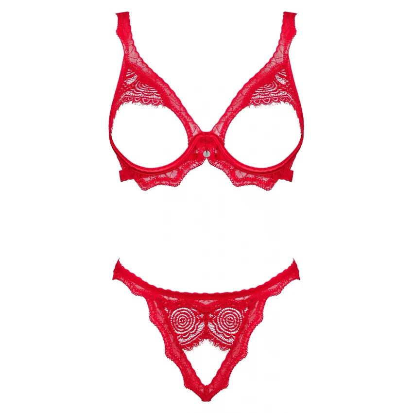 Set Obsessive Bergamore Roșu XS-S