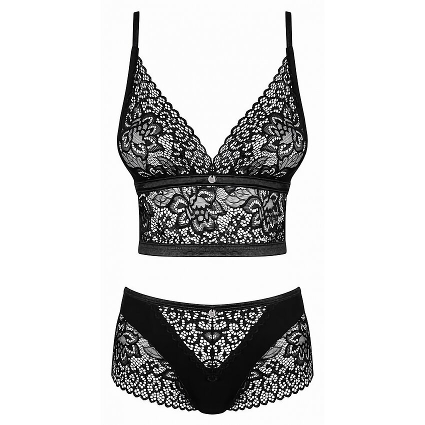 Set Obsessive Cecilla Negru S-M