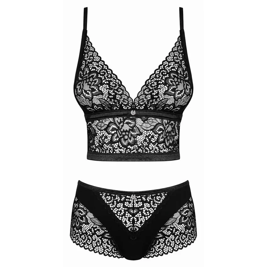 Set Obsessive Cecilla Negru S-M