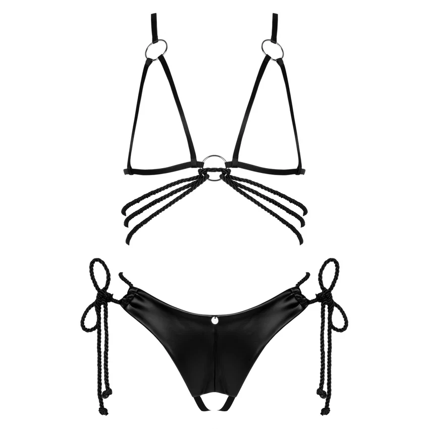 Set Obsessive Cordellis Cupless Negru S-L