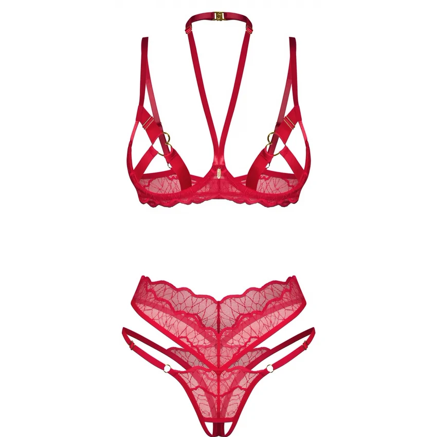 Set Obsessive Cupide Desir Roșu S-M