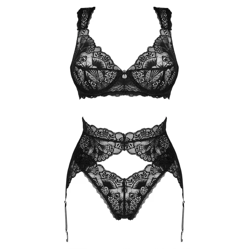 Set Obsessive Donna Dream 3 Piese Negru XS-S