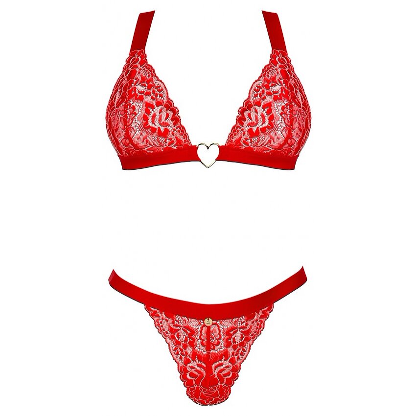 Set Obsessive Elianes 2 Piese Roșu XS-S