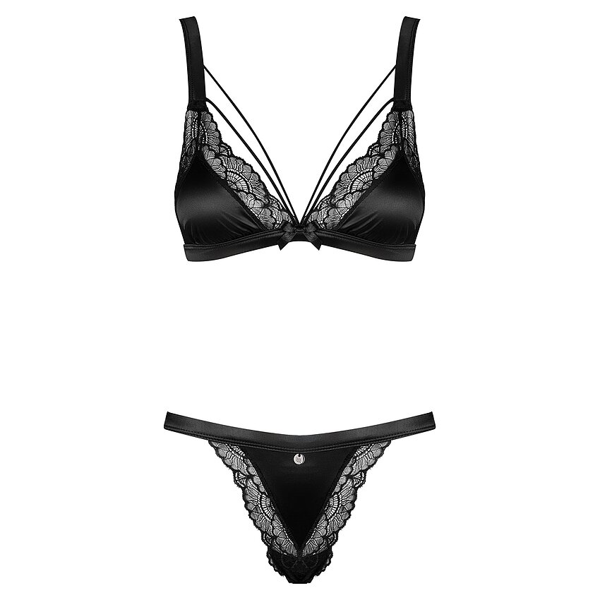 Set Obsessive Eloissa Negru L-XL
