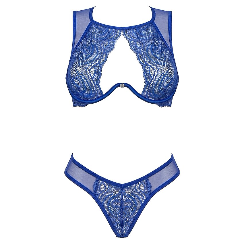 Set Obsessive Giselia Albastru XS-S