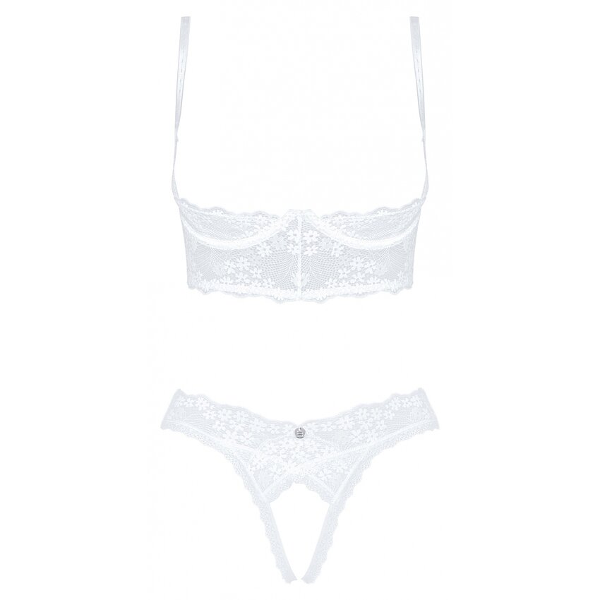 Set Obsessive Heavenlly Cupless Alb XL-2XL