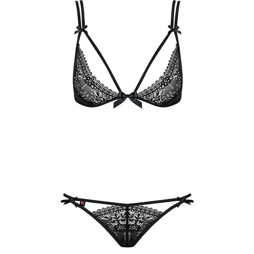 Set Obsessive Intensa Negru L-XL