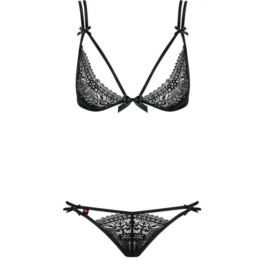Set Obsessive Intensa Negru S-M