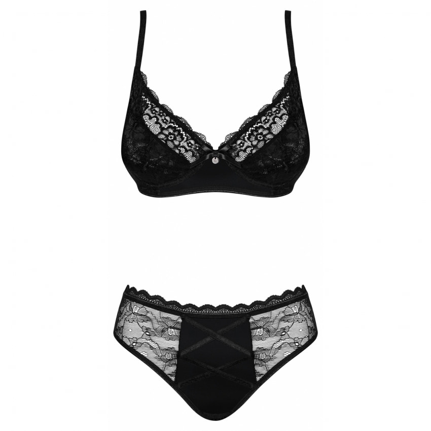 Set Obsessive Laurise Negru S-M