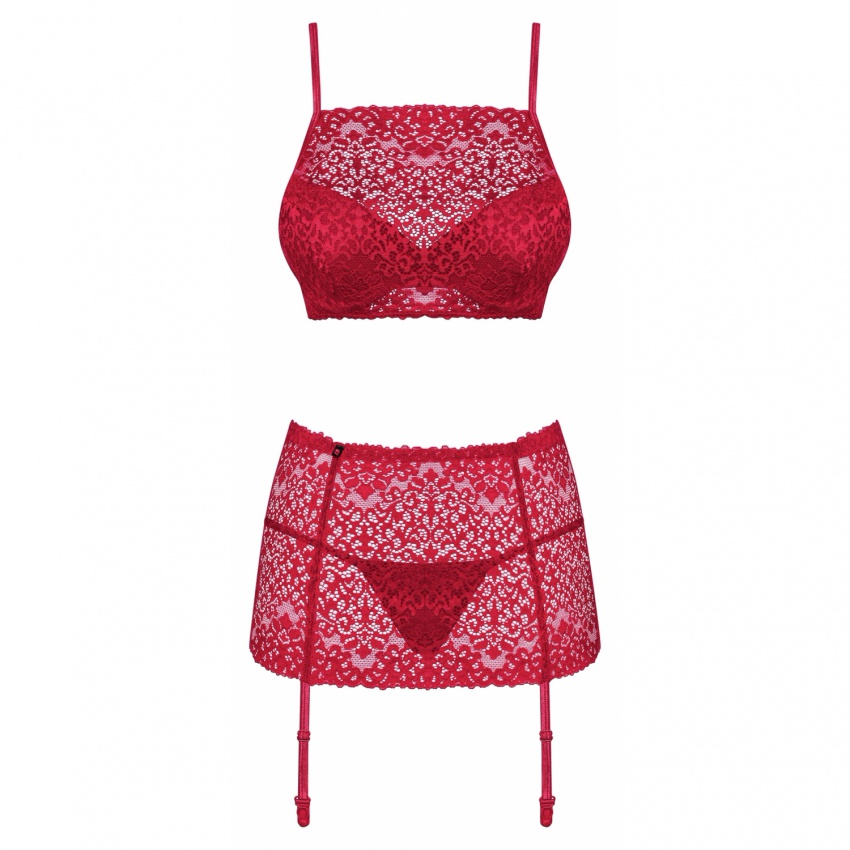 Set Obsessive Lividia Roșu S-M