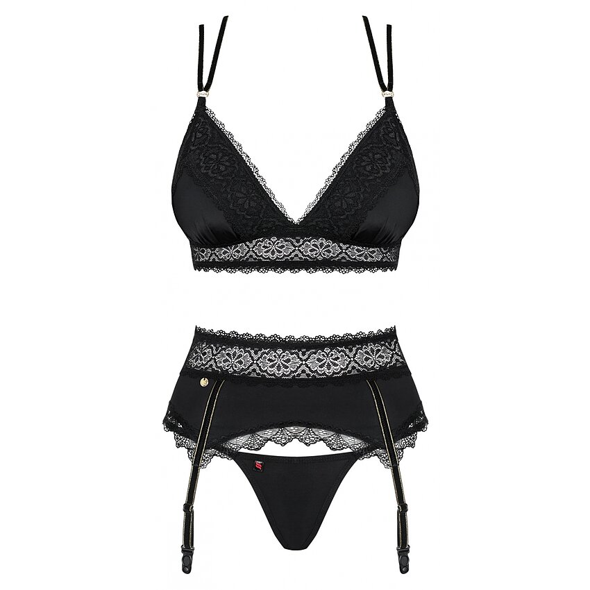 Set Obsessive Lolitte Negru S-M