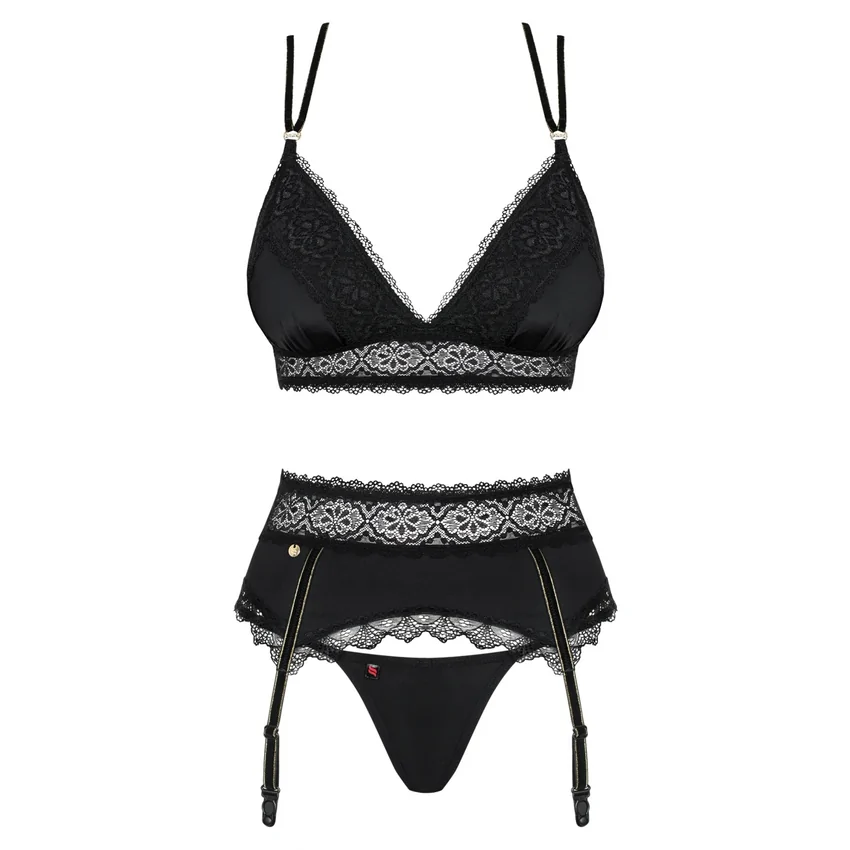 Set Obsessive Lolitte Negru S-M