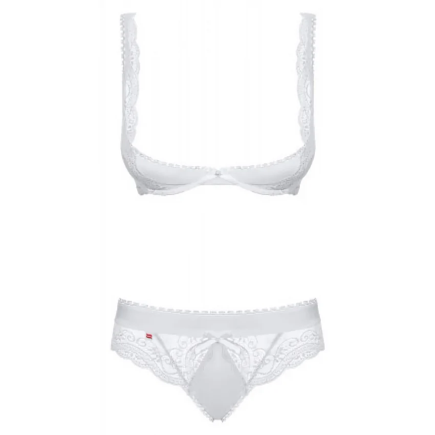 Set Obsessive Miamor Alb S-M