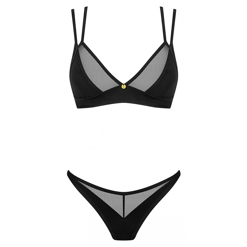 Set Obsessive Nesari 2 Piese Negru XS-S
