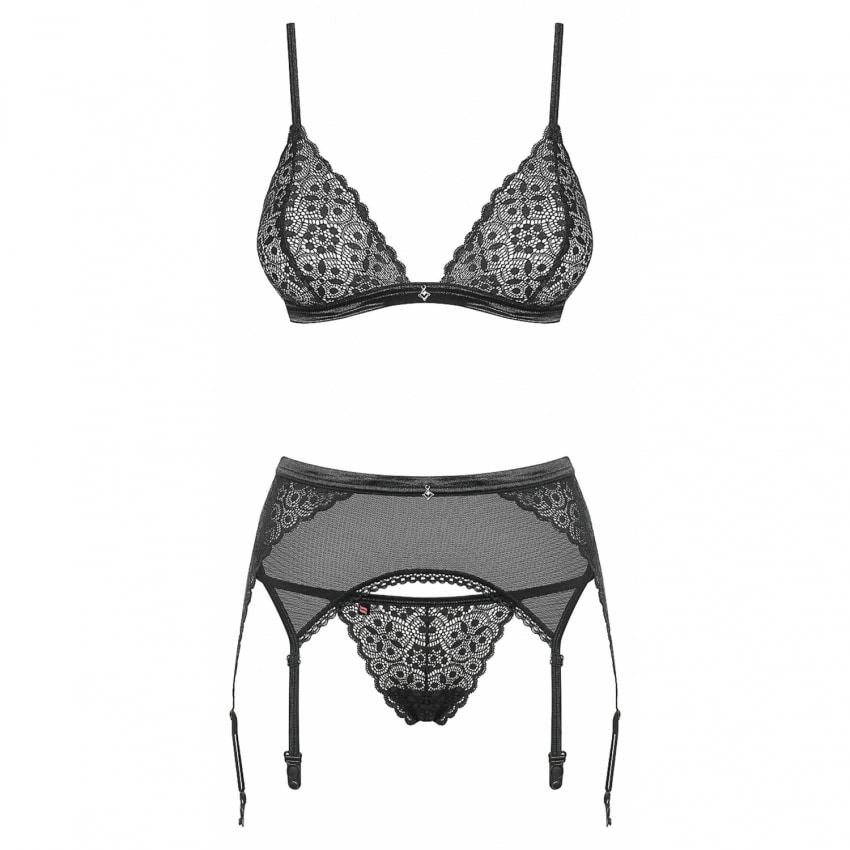 Set Obsessive Shibu Negru S-M