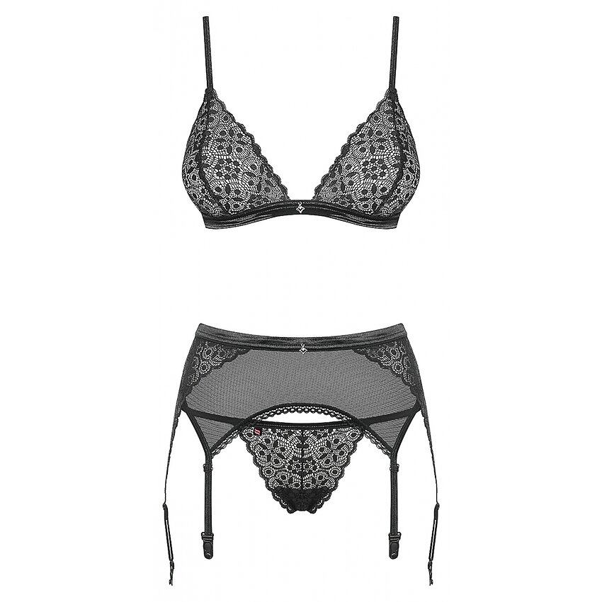 Set Obsessive Shibu Negru S-M