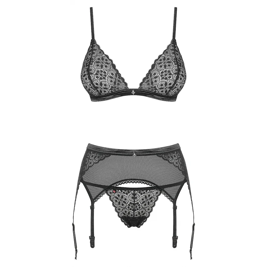 Set Obsessive Shibu Negru S-M