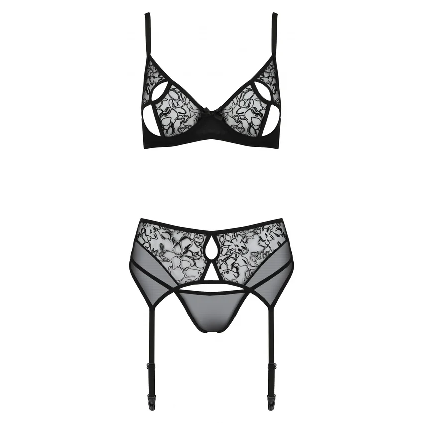 Set Passion Eco Primulă Negru S-M